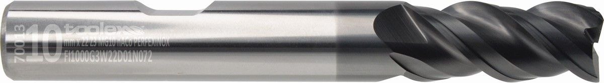 Solid carbide end mills - Perfex Inox