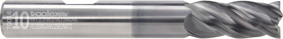 Solid carbide end mills - Diagonal