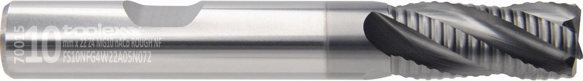 Solid carbide roughing end mills NF
