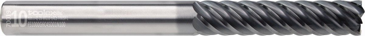 Solid carbide finishing end mills - Long