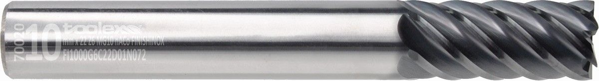 Solid carbide finishing end mills - Inox