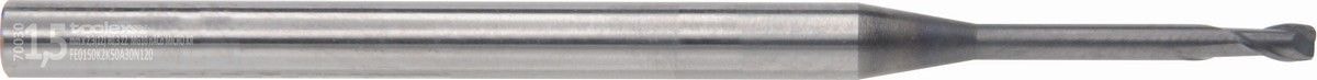 Solid carbide end mills with corner radius - Micro