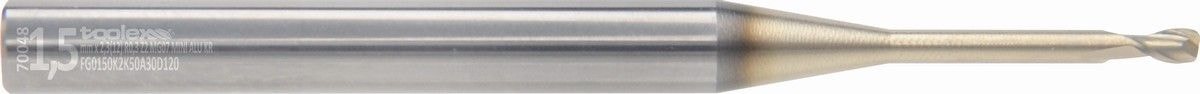 Solid carbide end mills with corner radius - Alu Mini