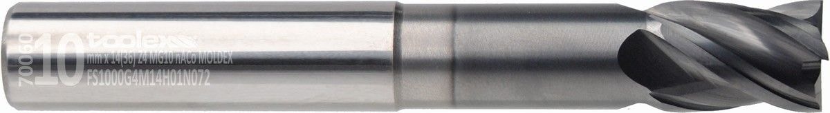 Solid carbide end mills - Moldex