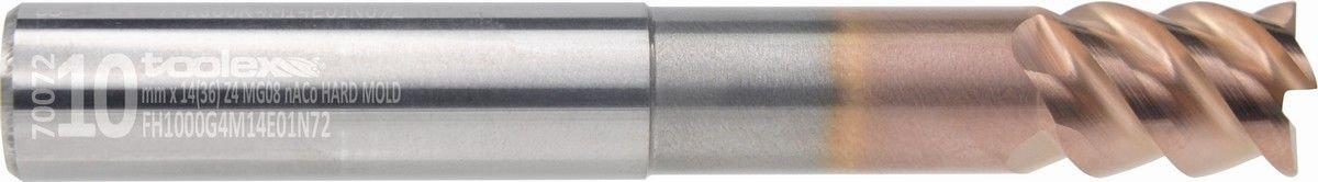 Solid carbide end mills - Hard Mold
