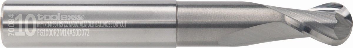 Solid carbide ball nose end mills - Almold