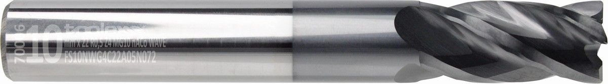 Solid carbide end mills - Wave