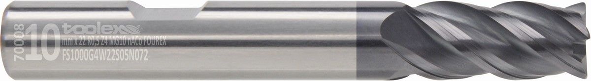 Solid carbide end mills - Fourex