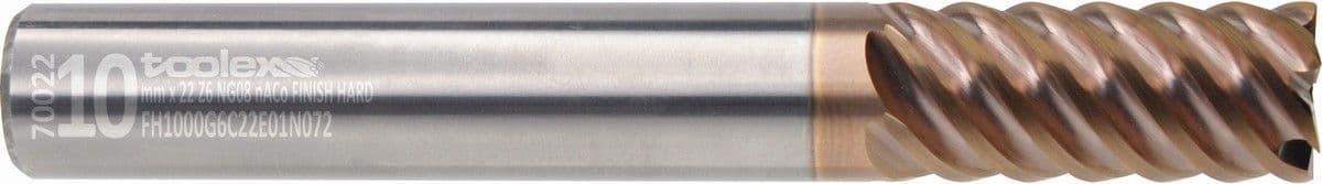 Solid carbide finishing end mills - Hard