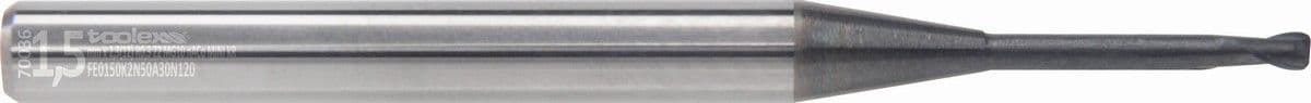 Solid carbide end mills with corner radius - Mini