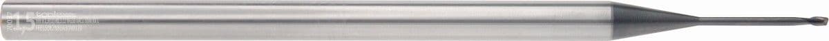 Solid carbide end mills with corner radius - Mini Long