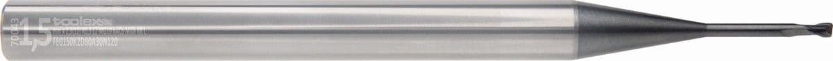 Solid carbide end mills with corner radius - Midi Long