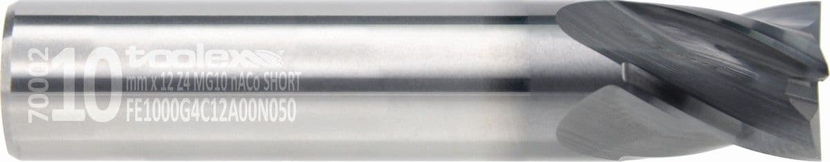 Solid carbide end mills - Short