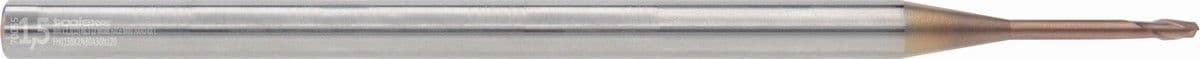 Solid carbide end mills with corner radius - Mini Hard Long