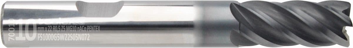 Solid carbide end mills - Pentex