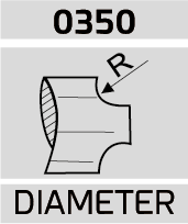 diameter icon